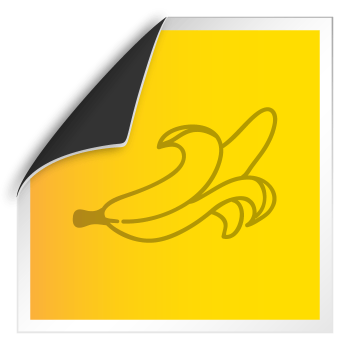 Magnet clipart iman. Square cut chimpstickers com
