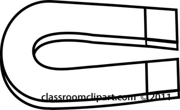 Magnet clipart outline. Science classroom image 