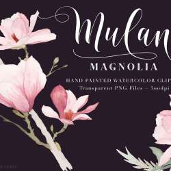 magnolia clipart tribal