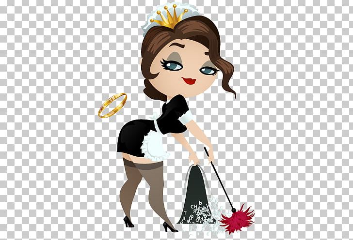 Maid clipart cartoon. Cleaner png art 