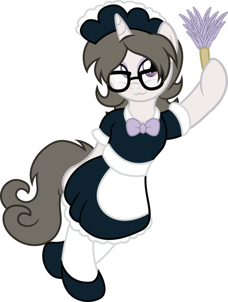 maid clipart duster