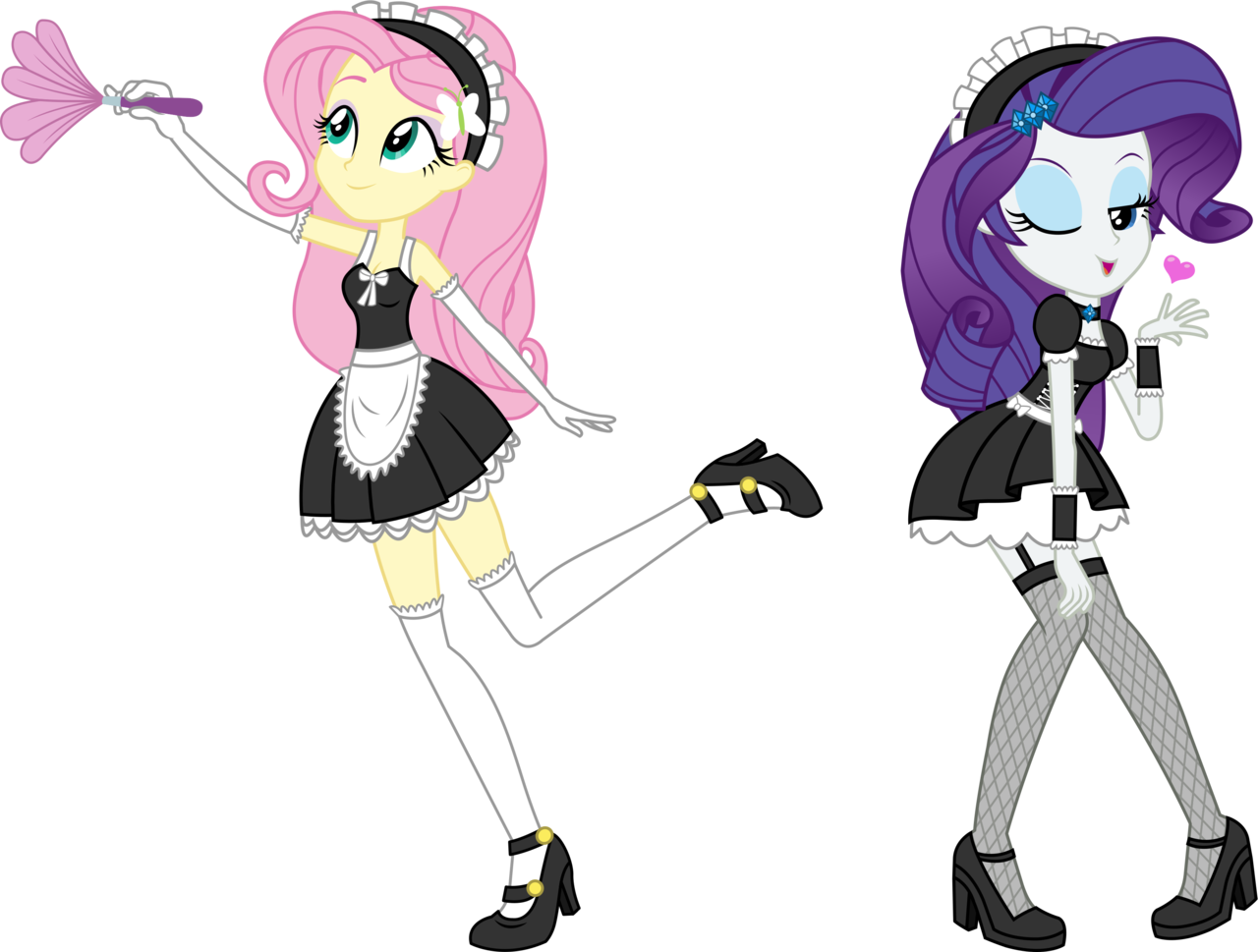 maid clipart duster