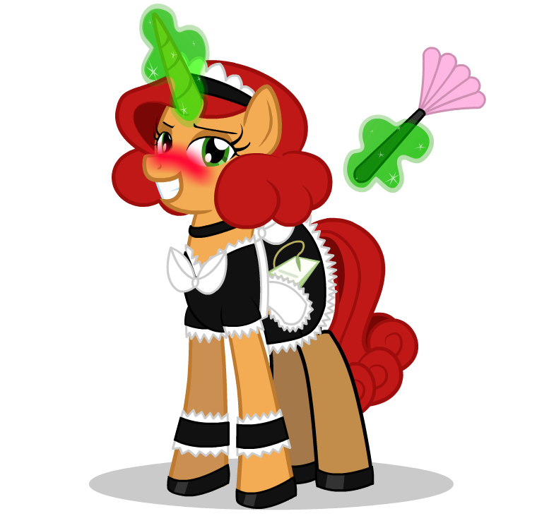 Keymaid by goldenfoxda on. Maid clipart feather duster