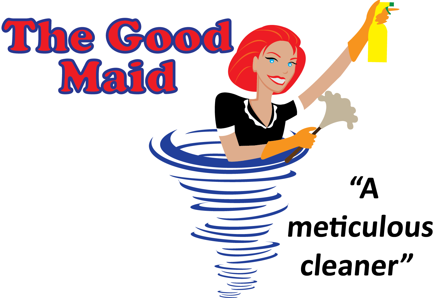 House cleaning services in. Maid clipart happy