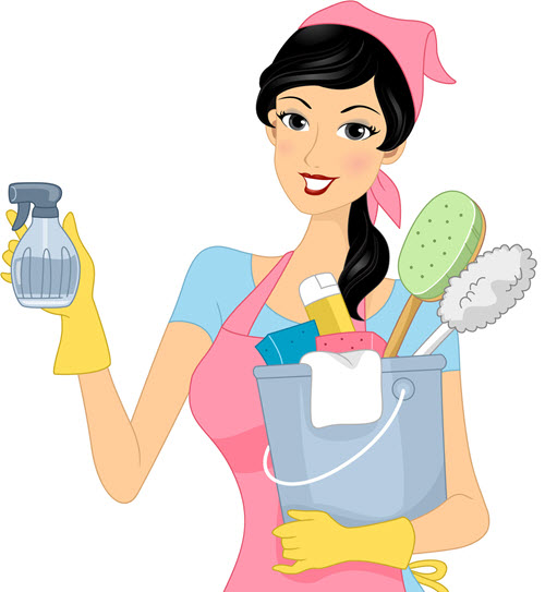maid clipart house cleaner