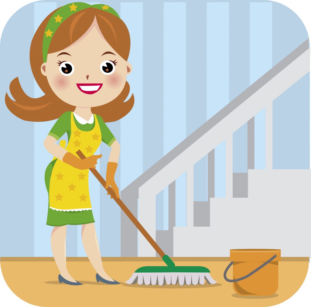 maid clipart house cleaner