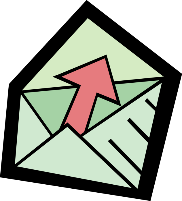 postcard clipart airmail