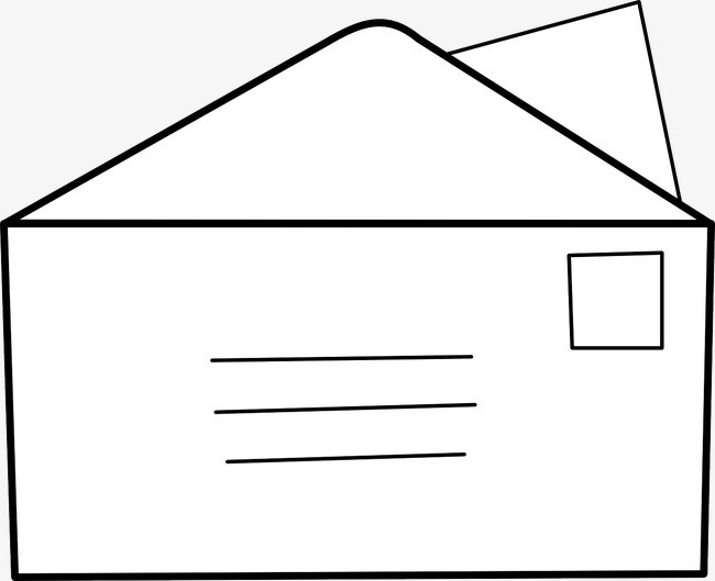 Portal . Mail clipart black and white