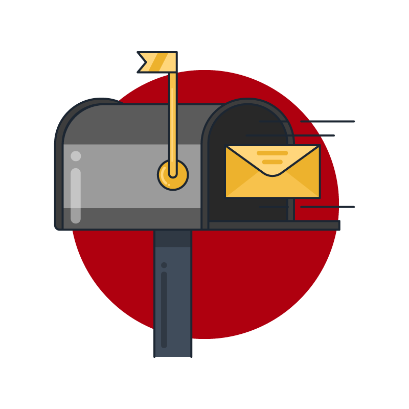 Mail clipart direct mail. Print ship