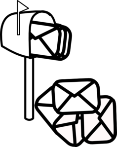 mail clipart full mailbox