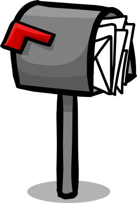 mail clipart house mailbox