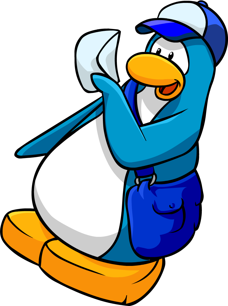 Image blue penguin png. Mail clipart mail bag