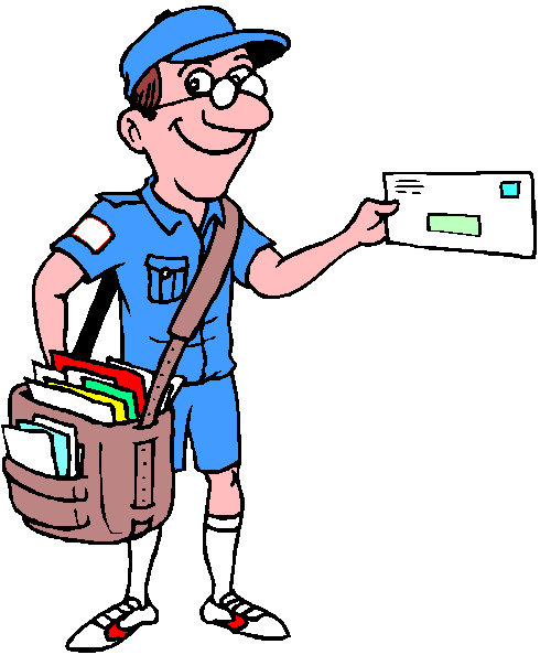 mail clipart mail carrier