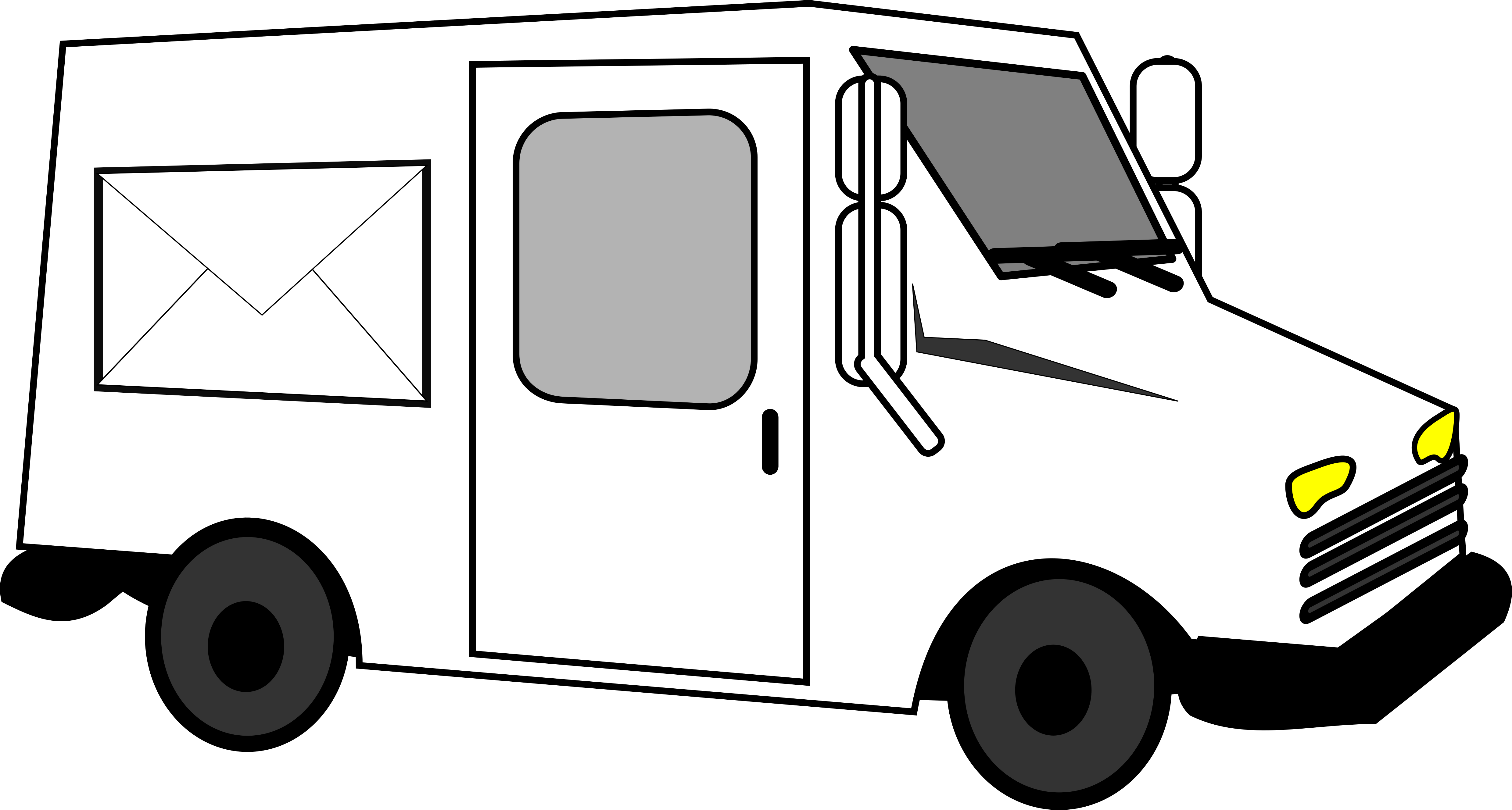 Mail clipart mail truck. 