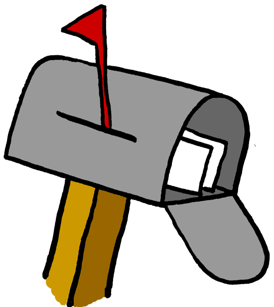 The sandbox issue image. Mail clipart mailing address
