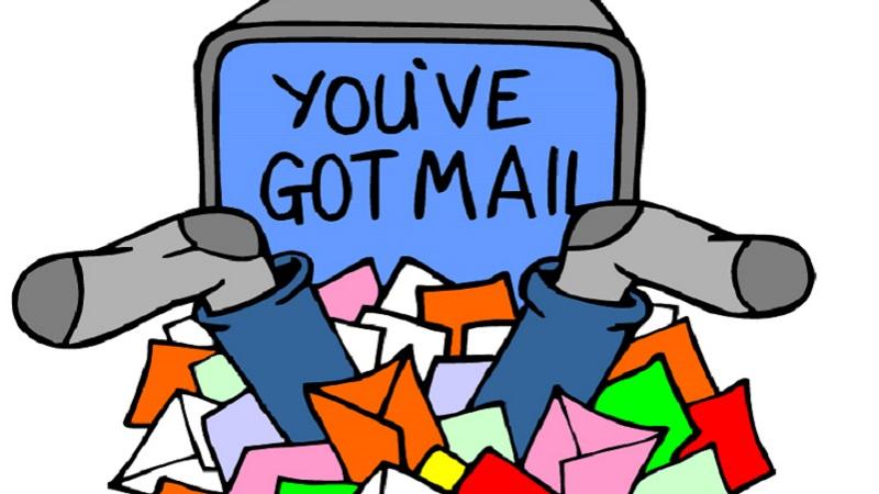 mail clipart pile