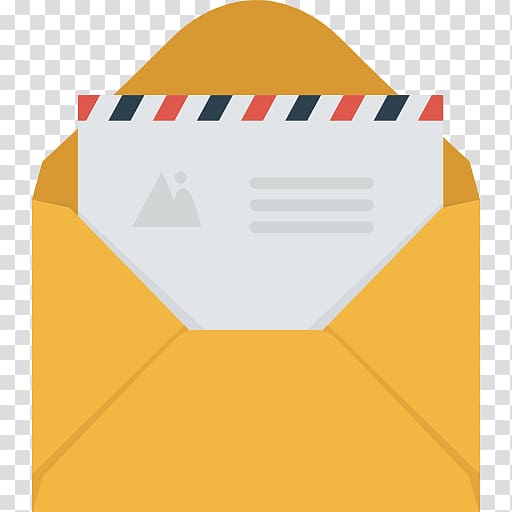 Opened with letter ico. Mail clipart yellow envelope