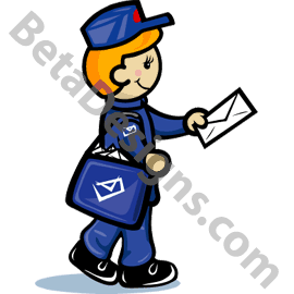 mailbox clipart mail carrier