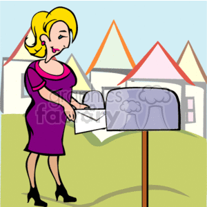 mailbox clipart mail delivery