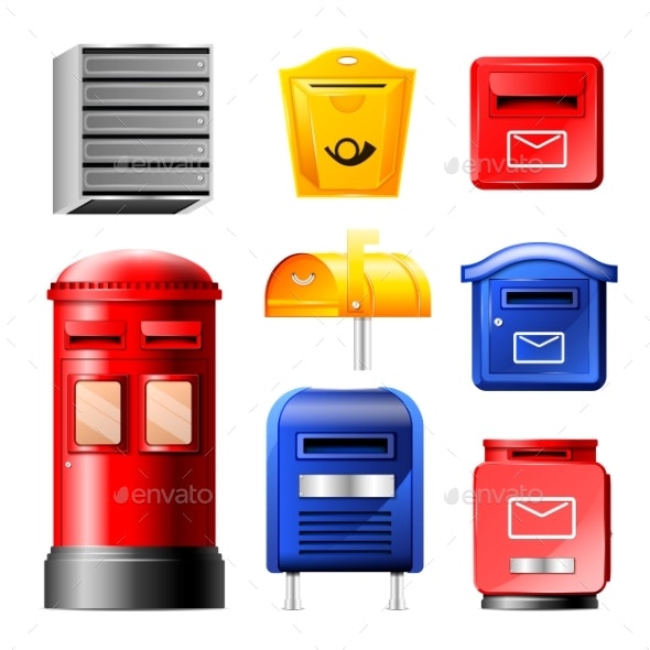 mailbox clipart vector