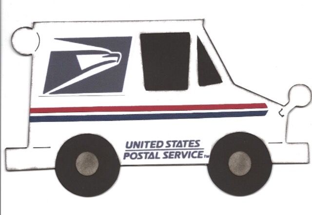 mailman clipart mail car