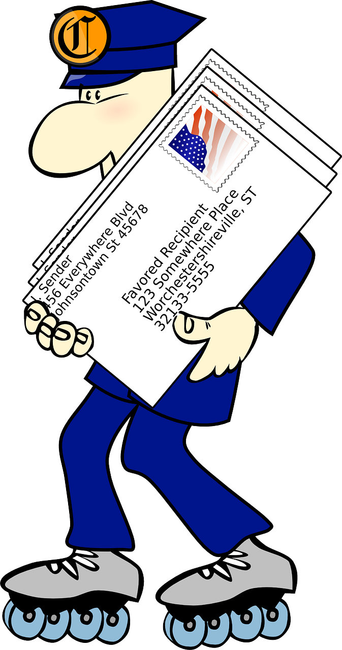 mailman clipart mail carrier