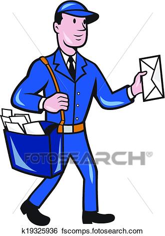 mailman clipart postal worker