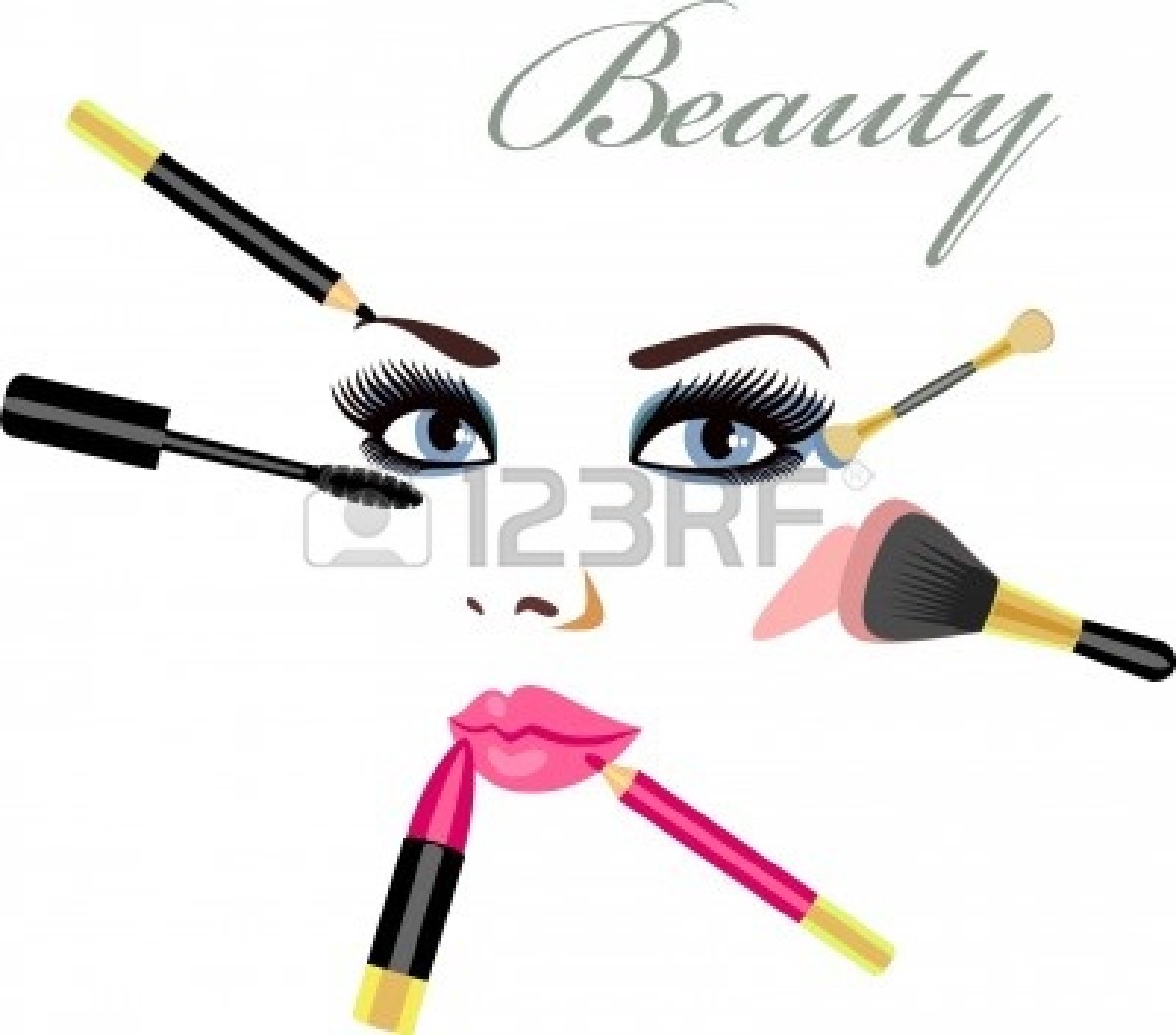 makeup clipart abstract