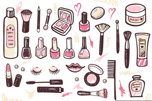 makeup clipart animated