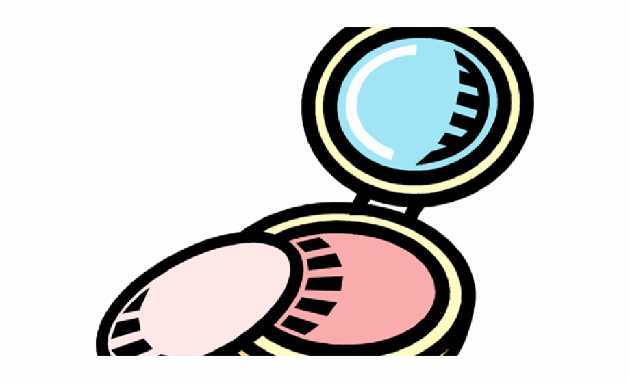 Transparent background cartoon . Makeup clipart blush