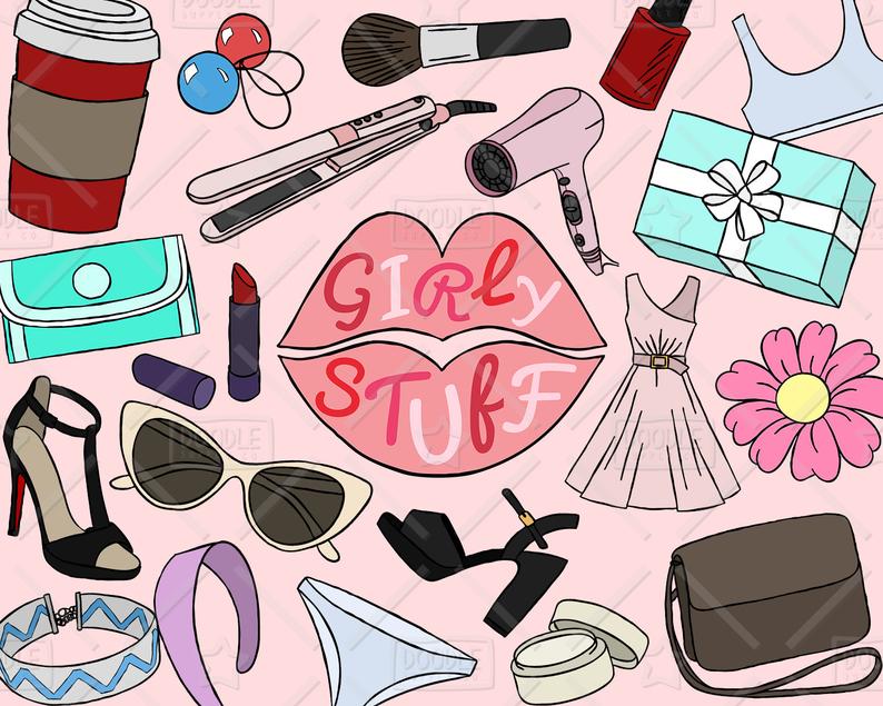 makeup clipart girly thing
