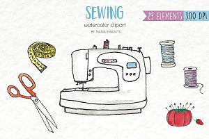 makeup clipart sewing