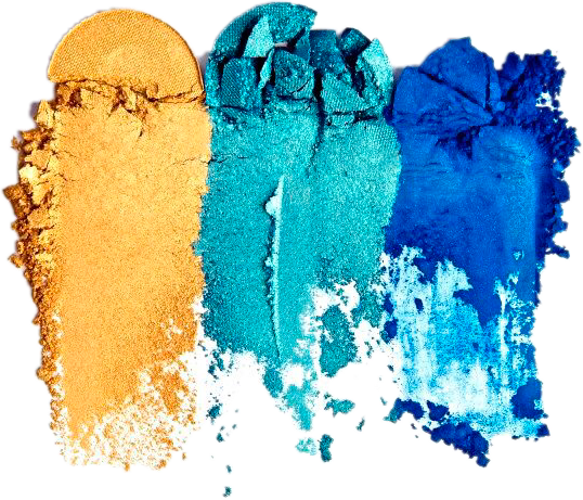 Eyeshadow powder colors . Makeup clipart smudge