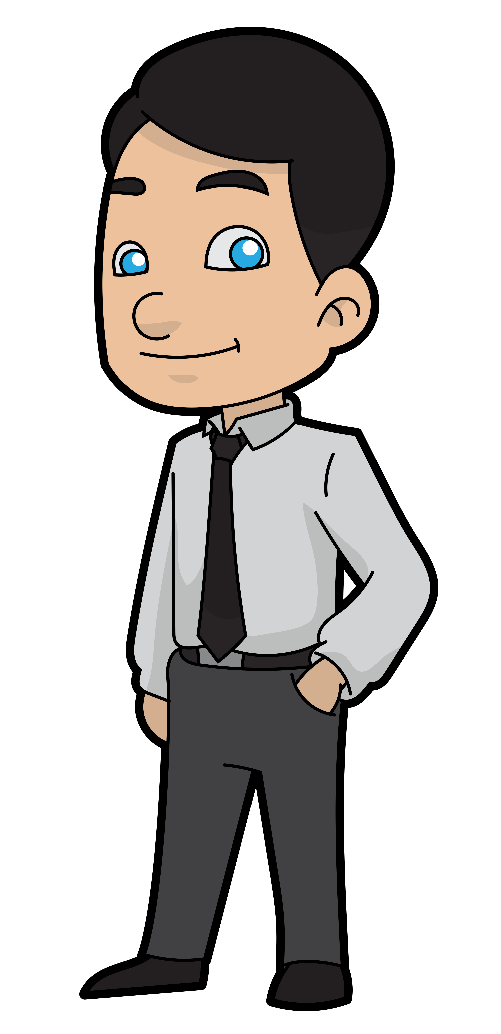 male clipart businesman