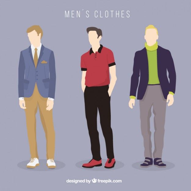 male clipart fashion