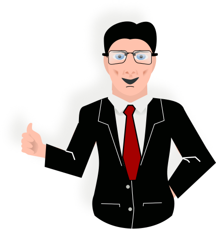 male clipart office man