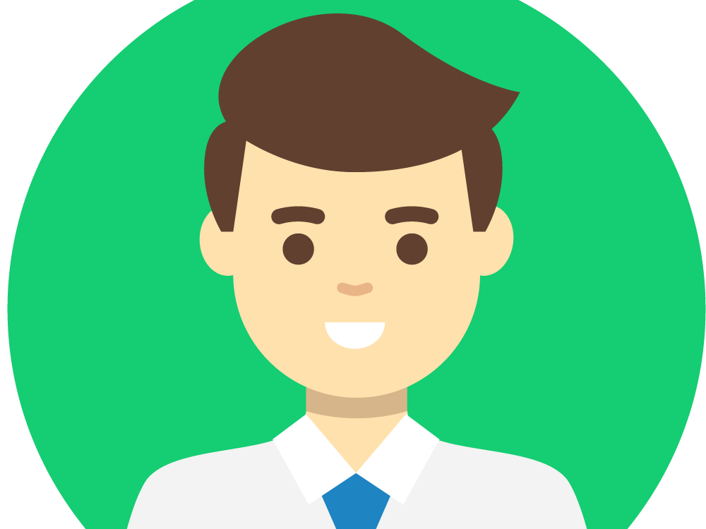 male clipart sales manager