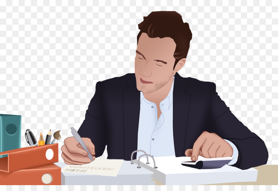 Male clipart worker office male. Business background 