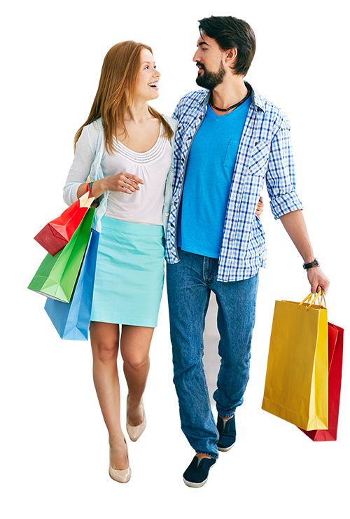 mall clipart couple shopping