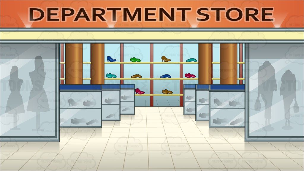 mall clipart departmental store