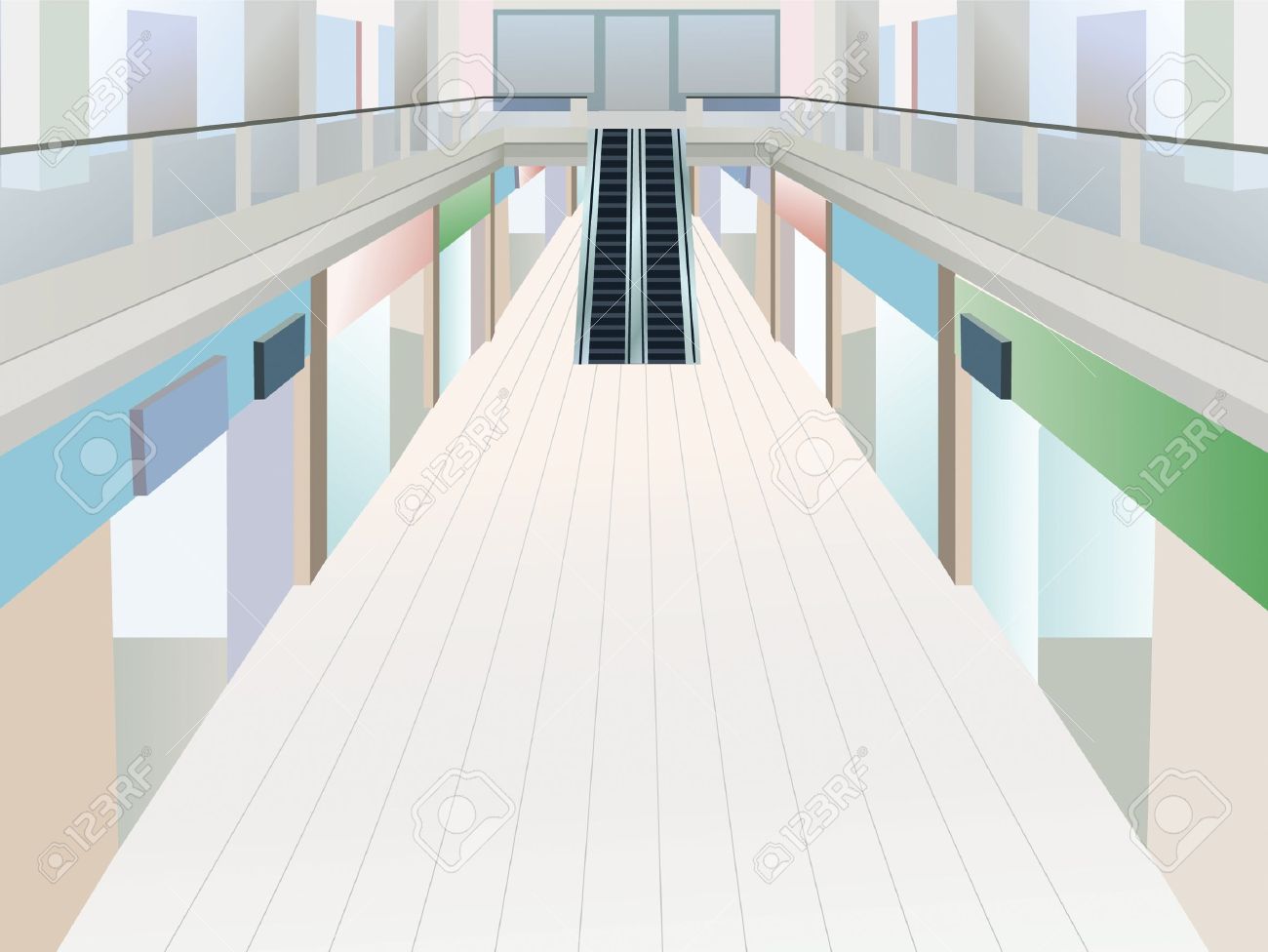 mall clipart hallway