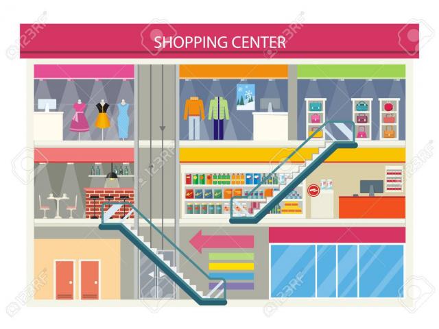 Mall clipart magasins. Free download clip art