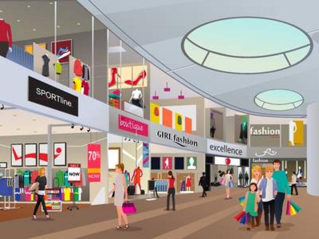 Free download clip art. Mall clipart magasins