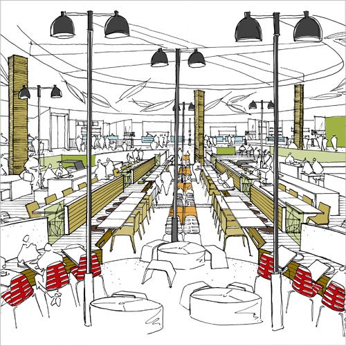 mall clipart mall food court