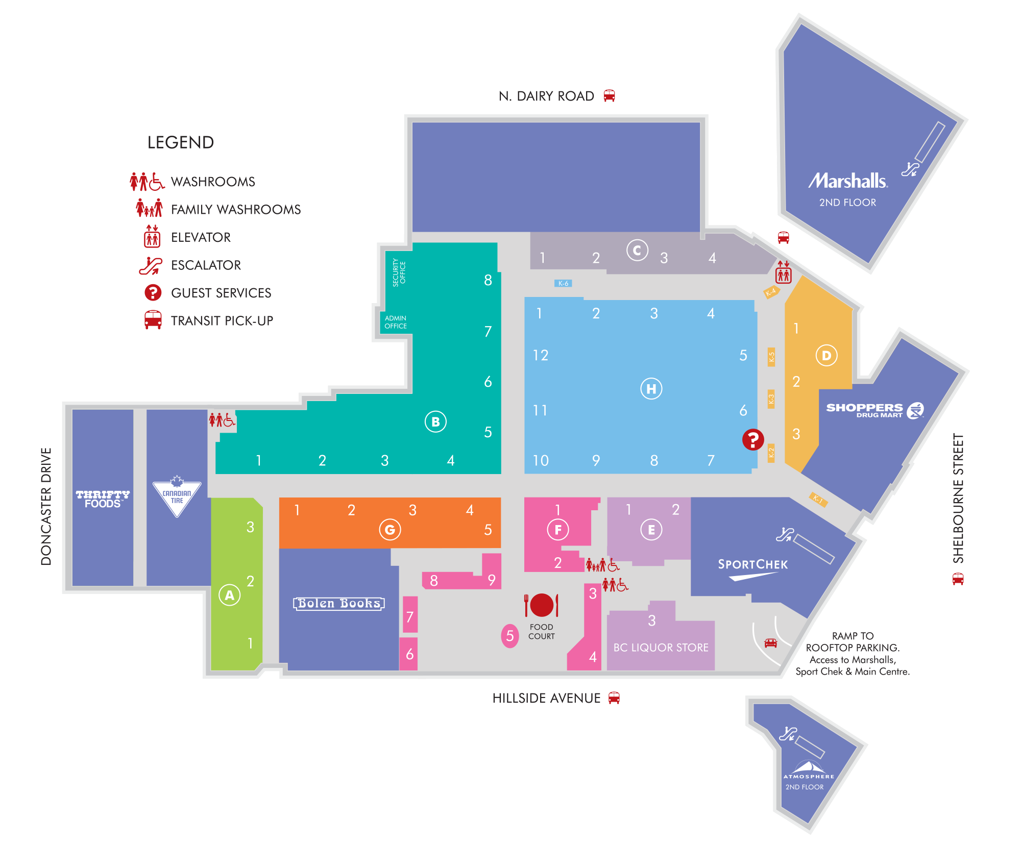 Hillside centre softmoc more. Mall clipart mall map
