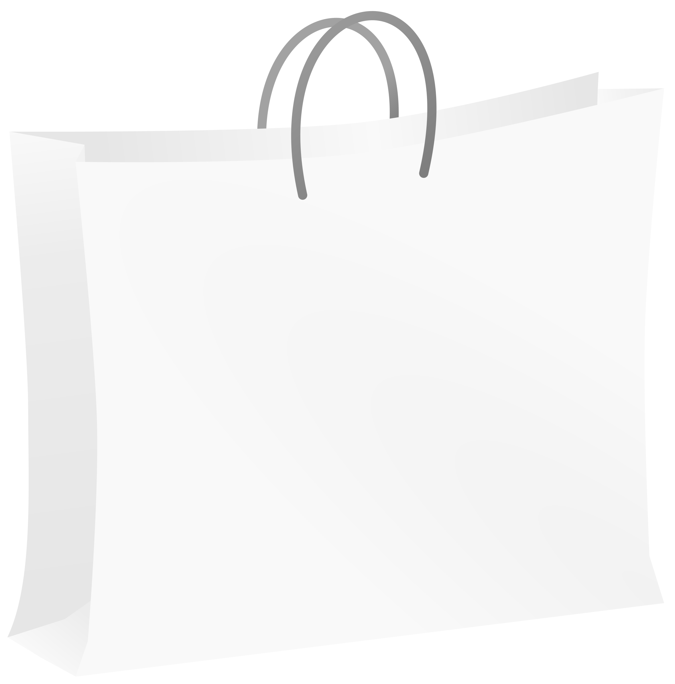 Words clipart shopping. White bag
