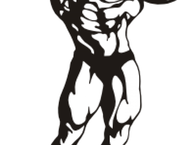 man clipart muscle