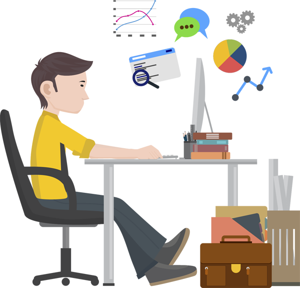 manager clipart manager desk