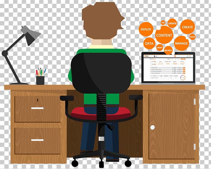 Manager clipart manager desk. Mobile content management system