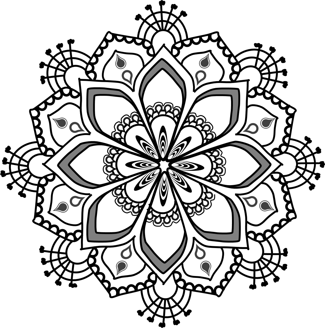 mandala clipart artwork